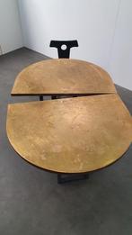 Grote messing tafel ovaal modulair - ruw staal, Ophalen, ., Vijf personen of meer, .
