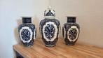 Delfts Blauw Vazen Set - Vintage, Ophalen of Verzenden