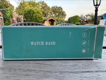 Zwarte Mesh Watch Band – Ademend & Zweetbestendig beschikbaar voor biedingen