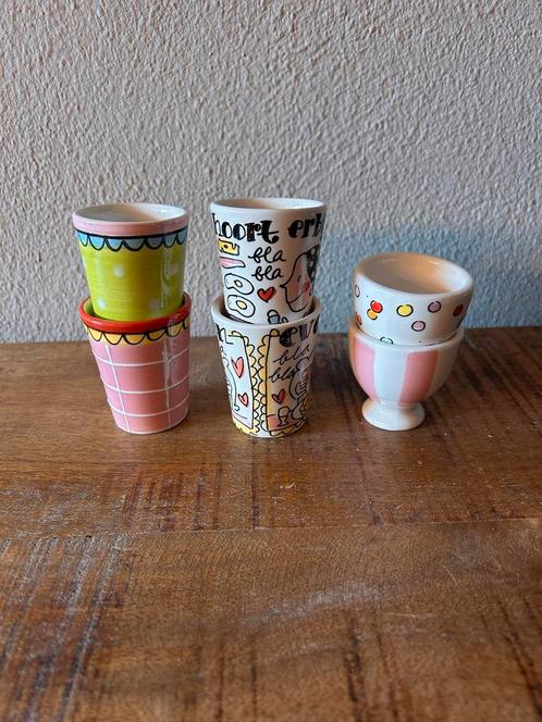 4 Blond Amsterdam eierdopjes, Huis en Inrichting, Keuken | Servies, Nieuw, Overige typen, Blond Amsterdam, Aardewerk, Ophalen of Verzenden