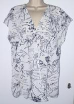 Blouse maat 46/48, Ophalen of Verzenden, Zo goed als nieuw, Wit, Blouse of Tuniek
