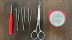 Naaigerei en pincetten, Ophalen of Verzenden, Gebruikt