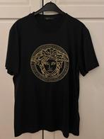 Versace T-shirt - Zwart met Gouden Medusa maat L, Ophalen of Verzenden, Zo goed als nieuw, Maat 48/50 (M), Zwart