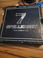 7 spellen set, Hobby en Vrije tijd, Gezelschapsspellen | Bordspellen, Ophalen of Verzenden, Nieuw