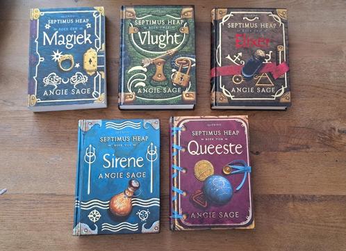 Septimus Heap - Nieuwstaat - deel 1 t/m 5 - Angie Sage, Boeken, Fantasy, Zo goed als nieuw, Ophalen of Verzenden
