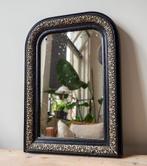 Antieke Franse Louis Philippe spiegel 19de eeuw, Antiek en Kunst, Ophalen of Verzenden, Overige vormen, Minder dan 50 cm, Minder dan 100 cm