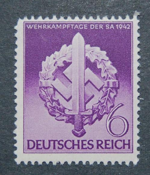 Duitse postzegel 1942 - Wehrkampftage der SA, Verzamelen, Militaria | Tweede Wereldoorlog, Landmacht, Overige typen, Duitsland