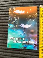 1007. Kaart Bloemen gefeliciteerd, Ophalen of Verzenden, Ongelopen