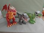 Zuru robot draak en 2 dino's, Kinderen en Baby's, Speelgoed | Actiefiguren, Ophalen of Verzenden, Zo goed als nieuw