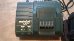 Metabo sc 60 plus acculader en 2x 14.4V 2.0Ah accu, Ophalen of Verzenden