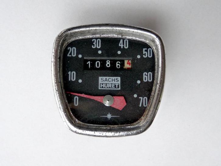 Sachs Huret kilometerteller., Fietsen en Brommers, Fietsonderdelen, Gebruikt, Oldtimer, Overige typen, Ophalen of Verzenden