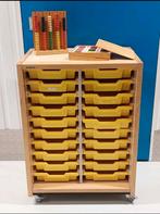 Schilte schoolkast ladekast materialenkast schoolkastje, Huis en Inrichting, Kasten | Ladekasten, Ophalen, 50 tot 100 cm, Zo goed als nieuw