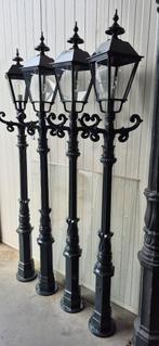 3 Lantaarnpalen 2.15 Meter, Ophalen, Minder dan 50 watt, Staande lamp, Aluminium