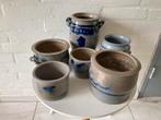 Verzameling Keulse potten, groot en klein, 6 stuks, afhalen, Tuin en Terras, Bloempotten, Ophalen, Steen
