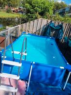 Compleet intex zwembad 300x200x75, 200 tot 400 cm, Gebruikt, Rechthoekig, Opzetzwembad