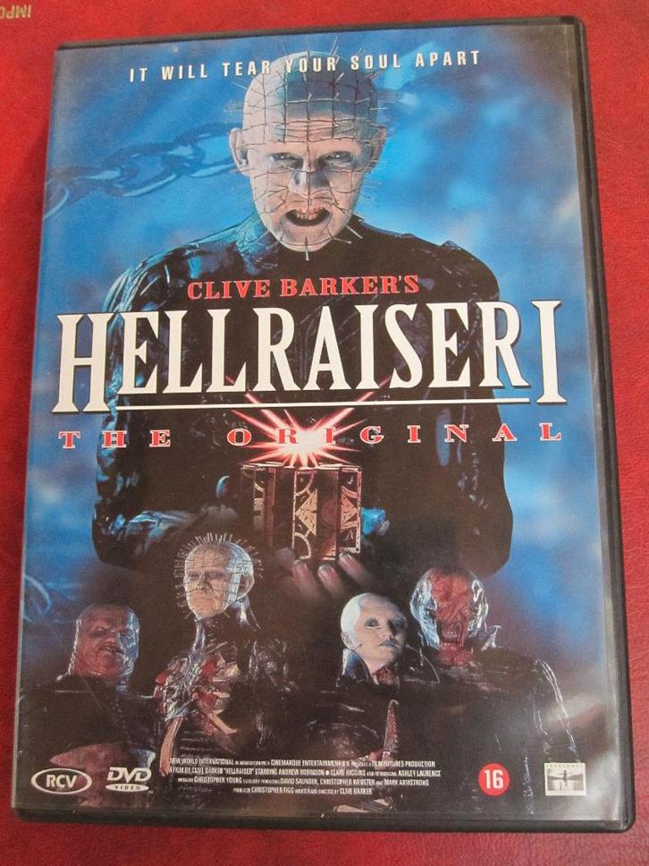 Hellraiser I (1987), Cd's en Dvd's, Dvd's | Horror, Zo goed als nieuw, Overige genres, Vanaf 16 jaar, Ophalen of Verzenden