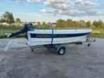 Tekoop Topcraft 430 Sport met 15 pk Yamaha incl. trailer, Watersport en Boten, Vis- en Consoleboten, Ophalen, 10 tot 30 pk, Gebruikt