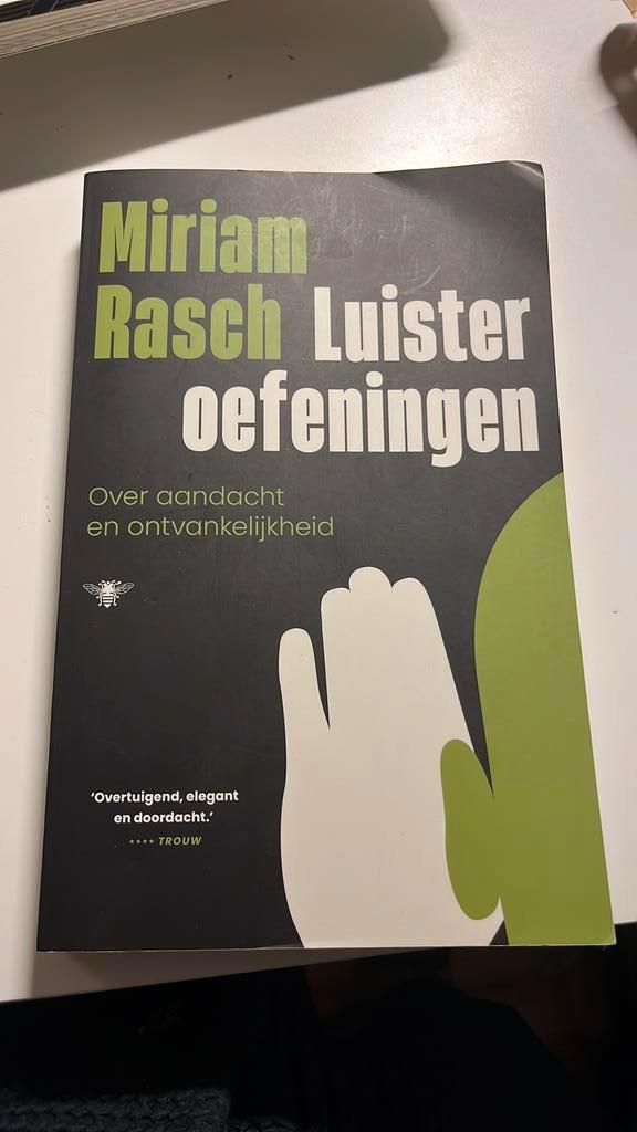 Miriam Rasch - Luisteroefeningen, Boeken, Filosofie, Ophalen of Verzenden