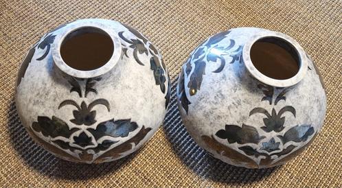 2 roy. nw. TODO MUNDO HOLLAND POTTEN handgedraaid., Huis en Inrichting, Woonaccessoires | Vazen, Nieuw, Overige kleuren, Minder dan 50 cm