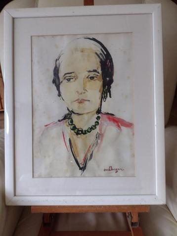 Van Dongen Gesigneerd Portret van Dame vele beschikbaar voor biedingen