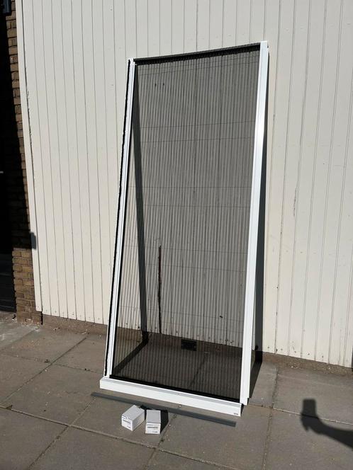 Unilux hordeur in plissé (nieuw) compleet set, Doe-het-zelf en Verbouw, Deuren en Horren, Nieuw, Hordeur, 200 tot 215 cm, 80 tot 100 cm