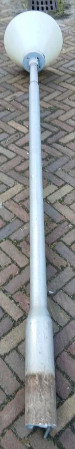 Vintage Lantaarnpaal zonder kap, Tuin en Terras, Buitenverlichting, Ophalen, Gebruikt, Staande lamp, Led