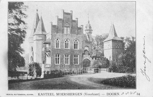 (701-385-017) Doorn Kasteel Moersbergen, Verzamelen, Ansichtkaarten | Nederland, Utrecht, Verzenden