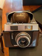 Vintage Voigtländer Camera met lederen tas, Ophalen of Verzenden, Gebruikt, Compact, Overige Merken