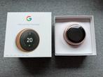 Google Nest Thermostaat v3 Koper, Ophalen of Verzenden, Zo goed als nieuw
