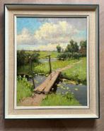 A.J. Zwart - In de poder bij Gouda - schilderij, Antiek en Kunst, Kunst | Schilderijen | Klassiek, Ophalen