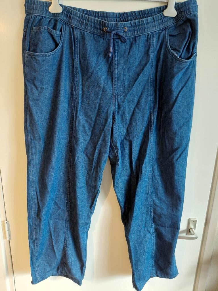 Jeans mt 62 koord en elast band blauw, Kleding | Heren, Grote Maten, Ophalen of Verzenden, Zo goed als nieuw, Blauw, Broek of Spijkerbroek