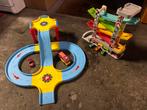Racebaan en Garage met Auto's, Overige merken, Ophalen of Verzenden, Handmatig, Racebaan