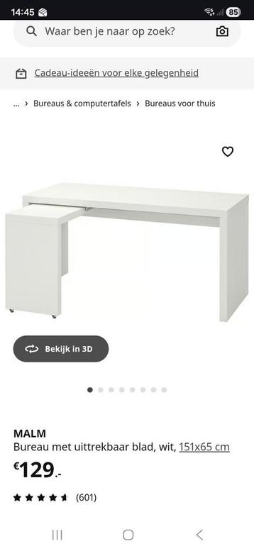 Ikea bureau Malm - afbeelding 4