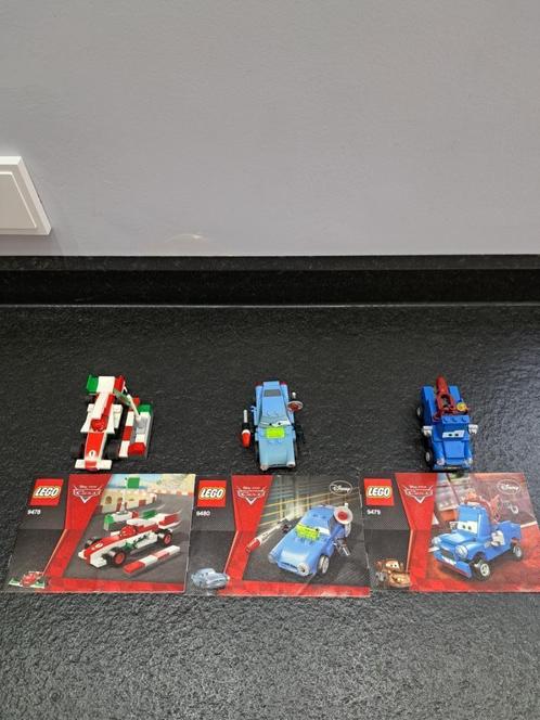 Lego Cars Bundle - Compleet, Handleiding, 9478, 9479, 9480, Kinderen en Baby's, Speelgoed | Duplo en Lego, Zo goed als nieuw, Lego