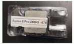 AMD Ryzen 5 Pro 2400g. Qaud-Core - 8 threats - € 65.- Euro, 4-core, Zo goed als nieuw, Socket AM4, 3 tot 4 Ghz