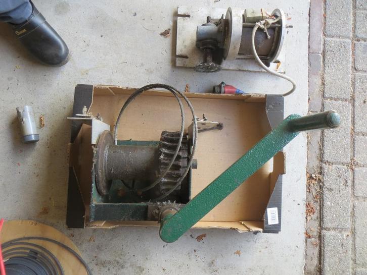 Lier voor antennemast, boottrailer, trailer, zendmast etc, Doe-het-zelf en Verbouw, Lieren en Takels, Gebruikt, Handmatig, Ophalen of Verzenden