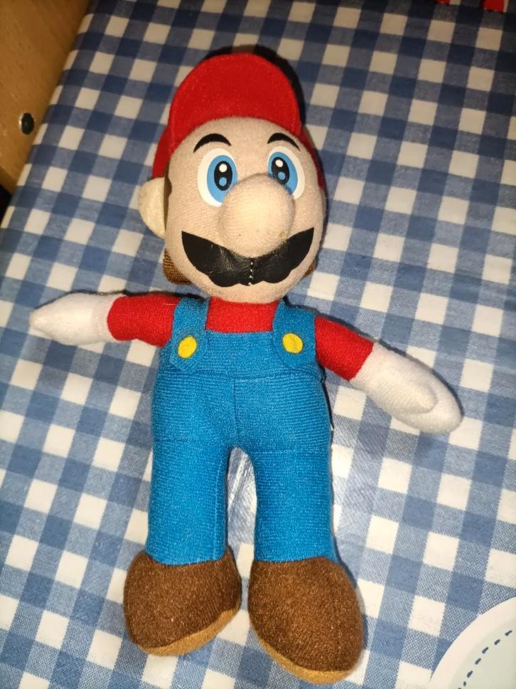 Mario knuffel 20.5 cm groot, Kinderen en Baby's, Speelgoed | Knuffels en Pluche, Ophalen of Verzenden