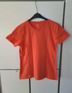 Oranje unisex effen t-shirt shirt Hema 134 140 koningsdag, Jongen of Meisje, Ophalen of Verzenden, Zo goed als nieuw, Shirt of Longsleeve