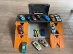 Hot wheels garage met 14  autootjes, Gebruikt, Ophalen of Verzenden, Hot Wheels