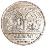 U.K.: Penning op de opening van de Thames tunnel in 1843, Postzegels en Munten, Penningen en Medailles, Ophalen of Verzenden, Overige materialen