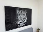 Glasschilderij panter 120x80cm, Antiek en Kunst, Ophalen