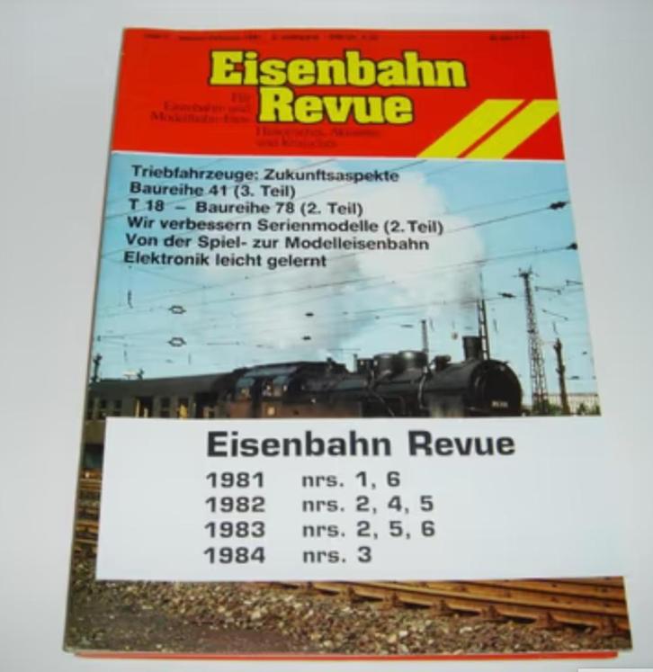 Eisenbahn Revue, Hobby en Vrije tijd, Modeltreinen | H0, Zo goed als nieuw, Boek, Tijdschrift of Catalogus, Gelijkstroom of Wisselstroom
