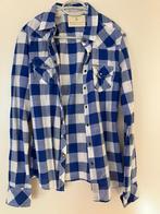 Blauwe blouse van Maison Scotch met mooie details maat L, Blauw, Maat 42/44 (L), Nieuw, Maison Scotch