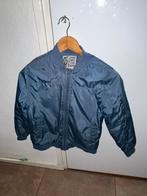 Stoere jongens bomberjack blauw, Kinderen en Baby's, Kinderkleding | Maat 134, Ophalen of Verzenden, Zo goed als nieuw, Jongen
