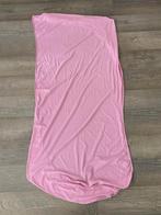 Roze katoenen hoeslaken (90 x 190/200 cm), Meisje, Dekbedovertrek, Ophalen of Verzenden, Zo goed als nieuw