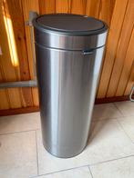 Brabantia Pedaalemmer RVS, Huis en Inrichting, Woonaccessoires | Prullenbakken, Ophalen, Gebruikt, Met pedaal, 50 tot 75 cm