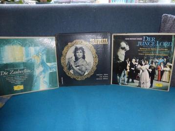 T.k. 3 LP Boxen Klassieke Muziek. beschikbaar voor biedingen