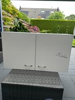 Keukenkastje dubbel wit, Ophalen, Wit, 50 tot 100 cm, Zo goed als nieuw