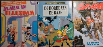 8 strips : Johan&Pirrewiet, Minimensjes, Storm, Asterix 5x beschikbaar voor biedingen