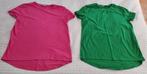 2 x tshirt neon roze neon groen fuchsia maat s mt 36 t-shirt, Kleding | Dames, T-shirts, Verzenden, Zo goed als nieuw, Maat 36 (S)